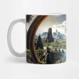 Abandoned Portal on an Alien World - Landscape Mug